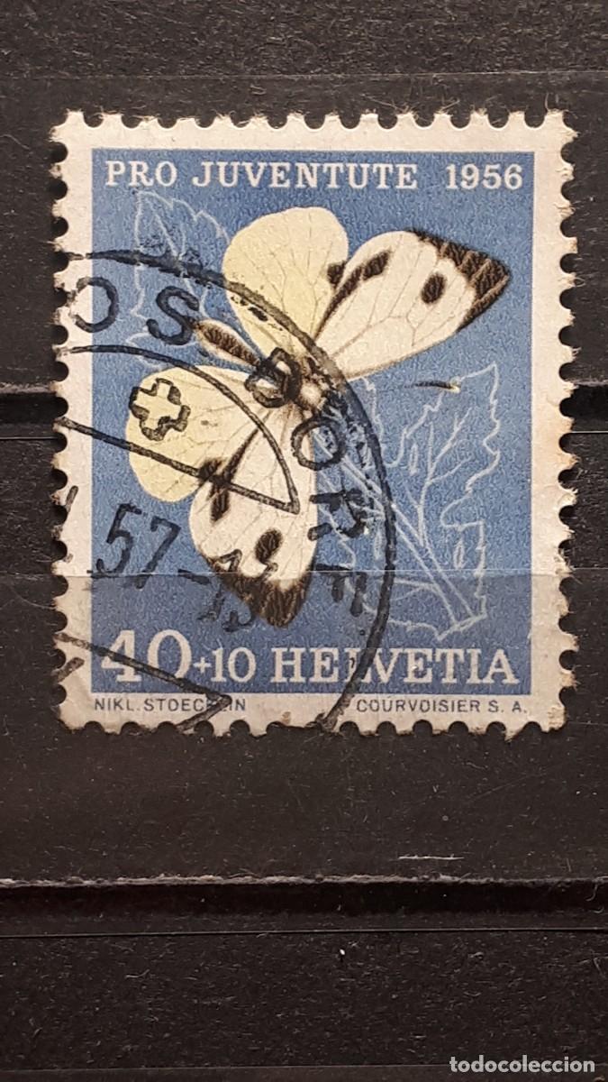 Sellos: SUIZA. A&Ntilde;O 1956. &deg;. YVERT 585 - Foto 1