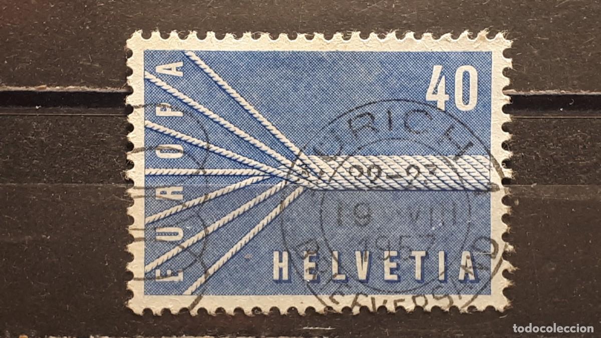 Sellos: SUIZA. A&Ntilde;O 1957. &deg;. YVERT 596 - Foto 1