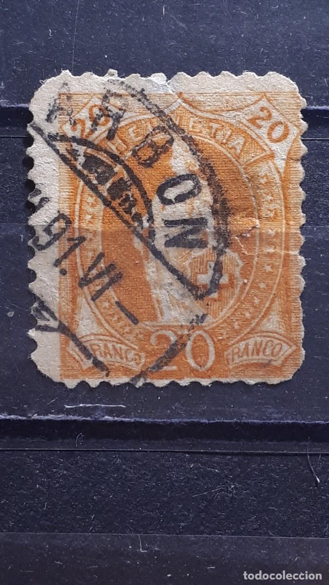 Sellos: SUIZA. A&Ntilde;O 1882. &deg;. YVERT 71 - Foto 1