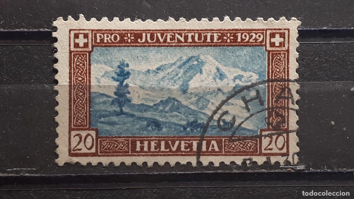 Sellos: SUIZA. A&Ntilde;O 1929.&deg;. YVERT 237 - Foto 1