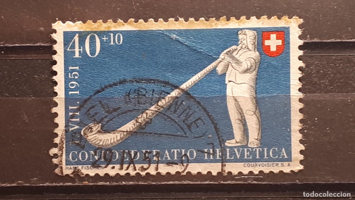 Sellos: SUIZA. &deg;. A&Ntilde;O 1951. Yvert 511 - Foto 1