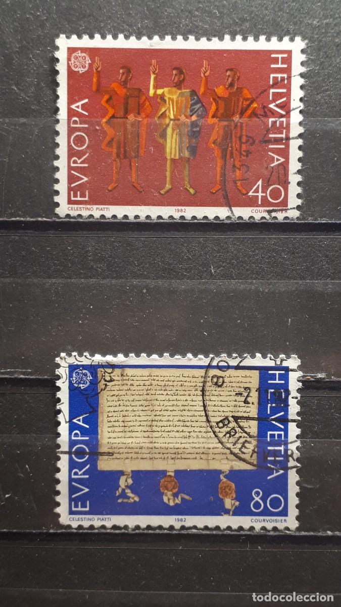 Sellos: SUIZA. &deg;. A&Ntilde;O 1982. YVERT - Foto 1