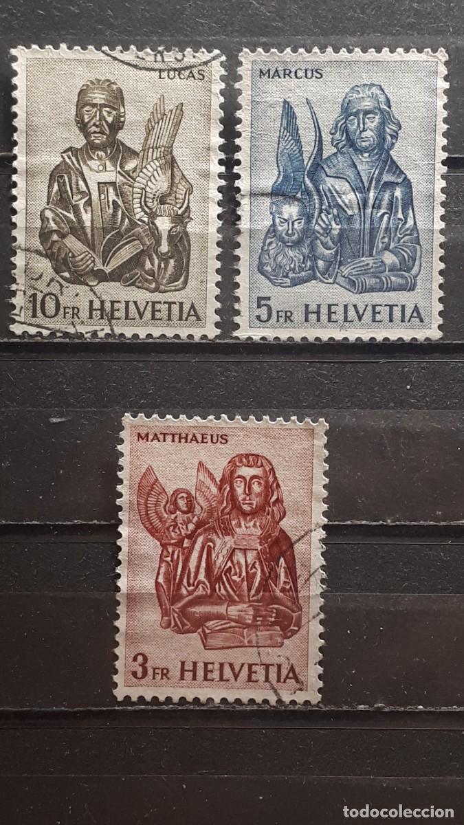 Sellos: SUIZA. &deg;. A&Ntilde;O 1960-3. YVERT 660 C,D,E - Foto 1