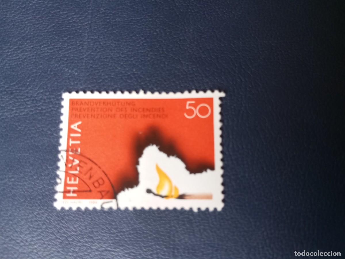 Sellos: SUIZA, 1984, CONTRAINCENDIOS - Foto 1