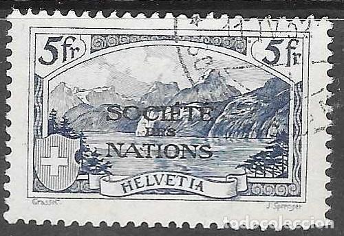 Stamps: SELLO USADO DE SUIZA 1928, SERVICIO YT 61