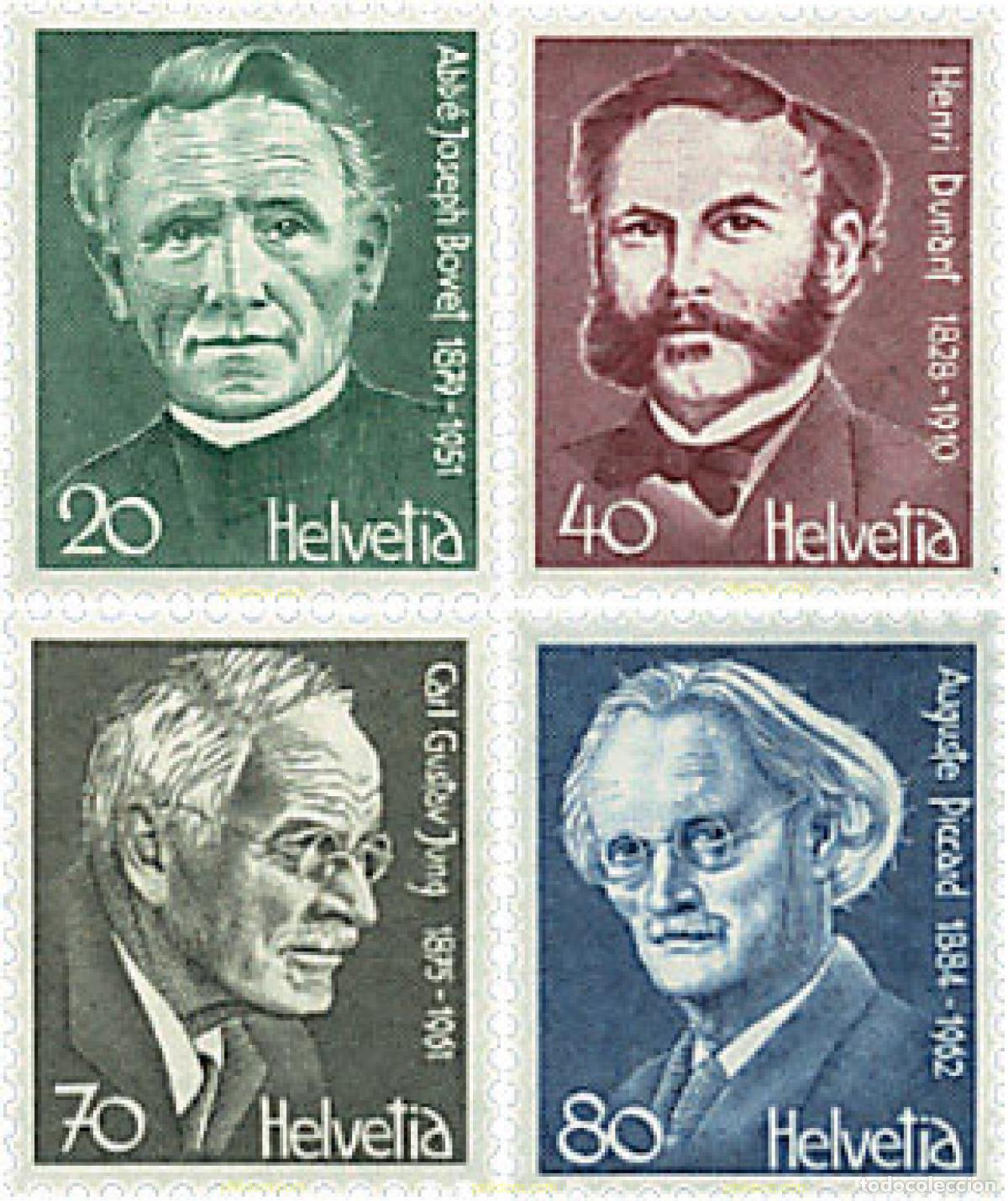 Sellos: 128501 MNH SUIZA 1978 PERSONAJES CELEBRES