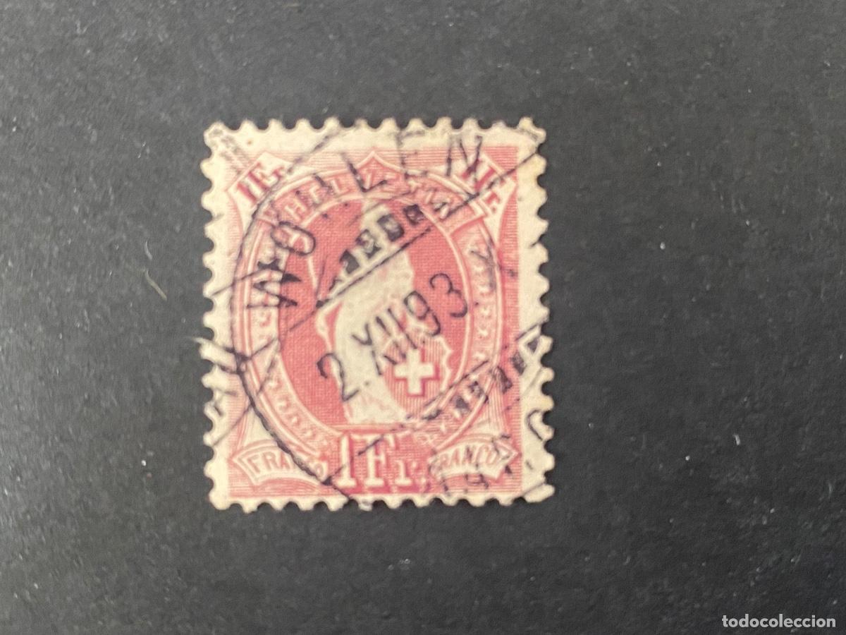 Sellos: Suiza 1882, sello antiguo