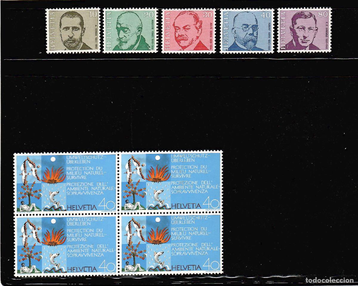 Sellos: PAREJA DE SERIES DE SUIZA SELLOS NUEVOS 1971/1972