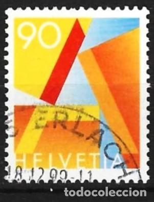 Sellos: Suecia 1999 - Mi 1563 Ya - YT 1498c - Correo urgente ( Papel con fibras fluorescentes )