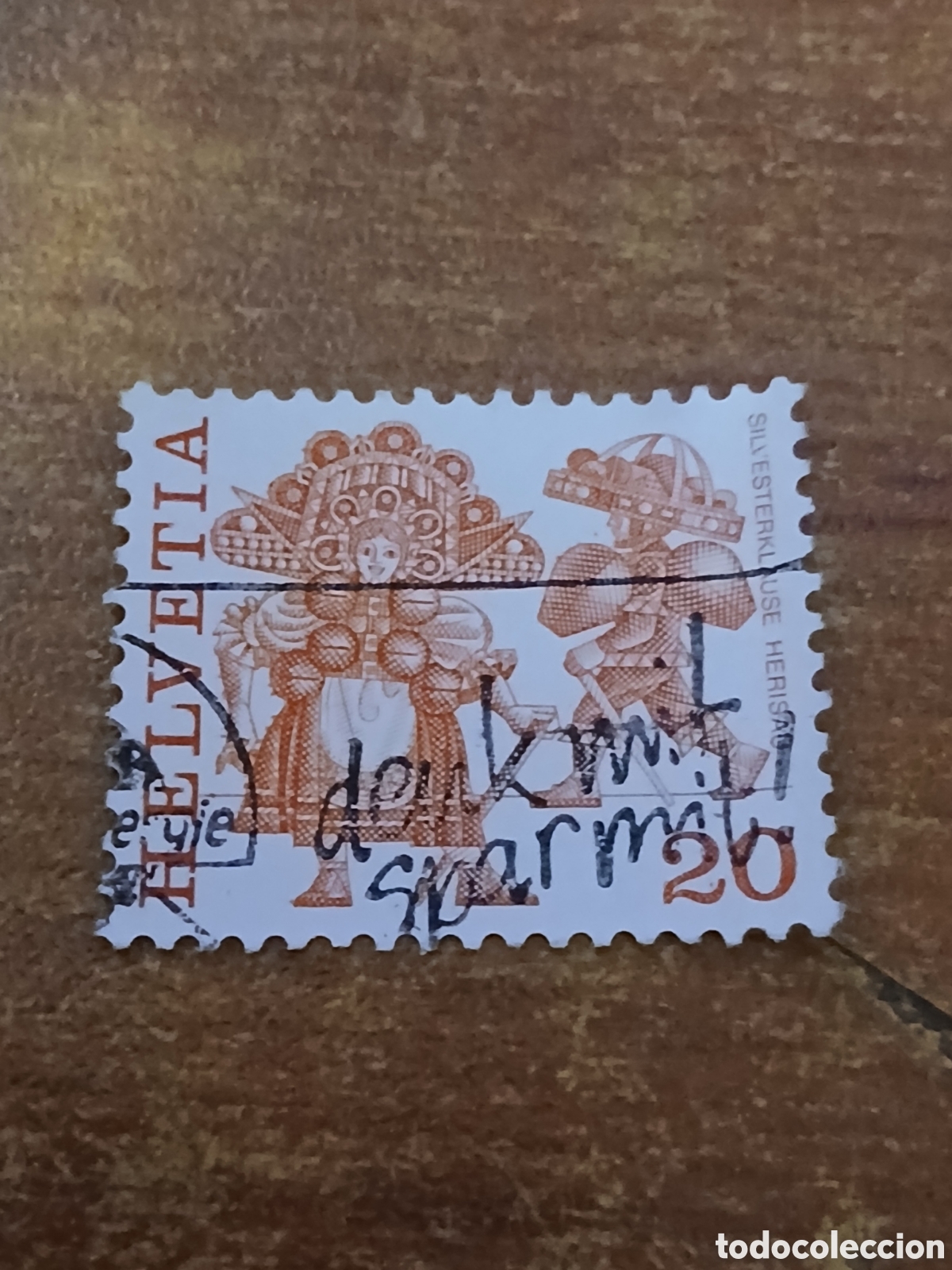 Sellos: Sello Suiza 1.977 Helvetia