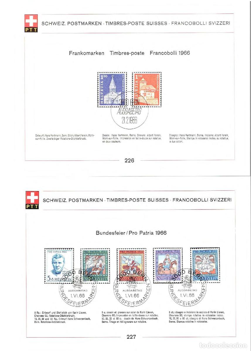 Sellos: FA8138. OPORTUNIDAD. Impresionante colecci&oacute;n de sellos de Suiza montada en 381 hojas