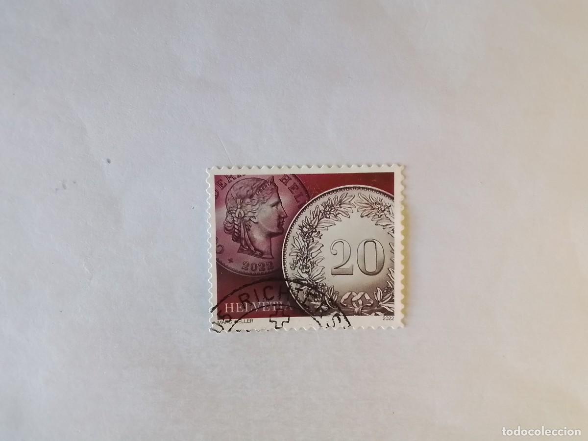 Sellos: A&Ntilde;O 2022 SUIZA SELLO USADO