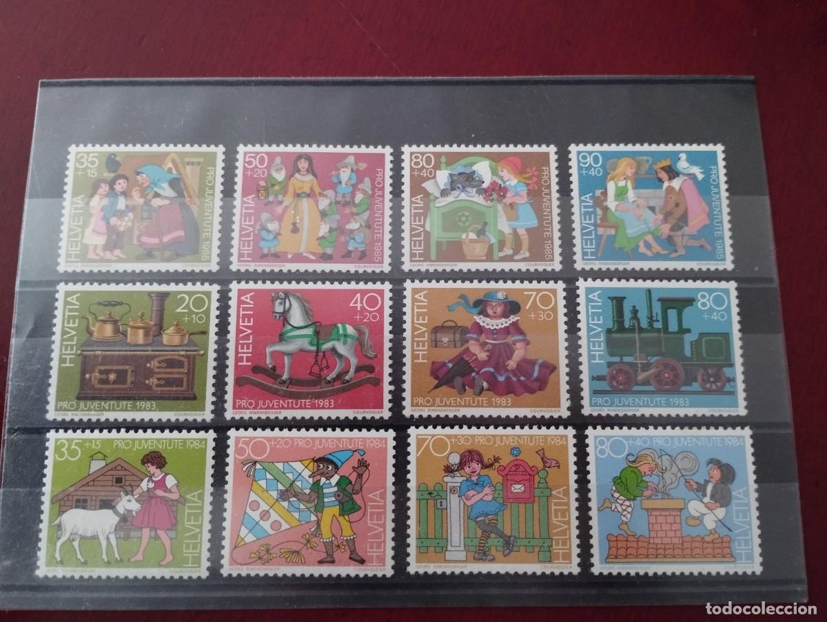 Sellos: SELLOS DE LA COLECCI&Oacute;N &rdquo;PRO JUVENTUTE&rdquo; DE SUIZA - HELVETIA A&Ntilde;O 1984 NUEVOS