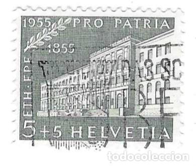 Sellos: Sello usado Suiza. Yvert n&ordm; 562. a&ntilde;o 1955. Pro Patria. ref. 2-suiza562