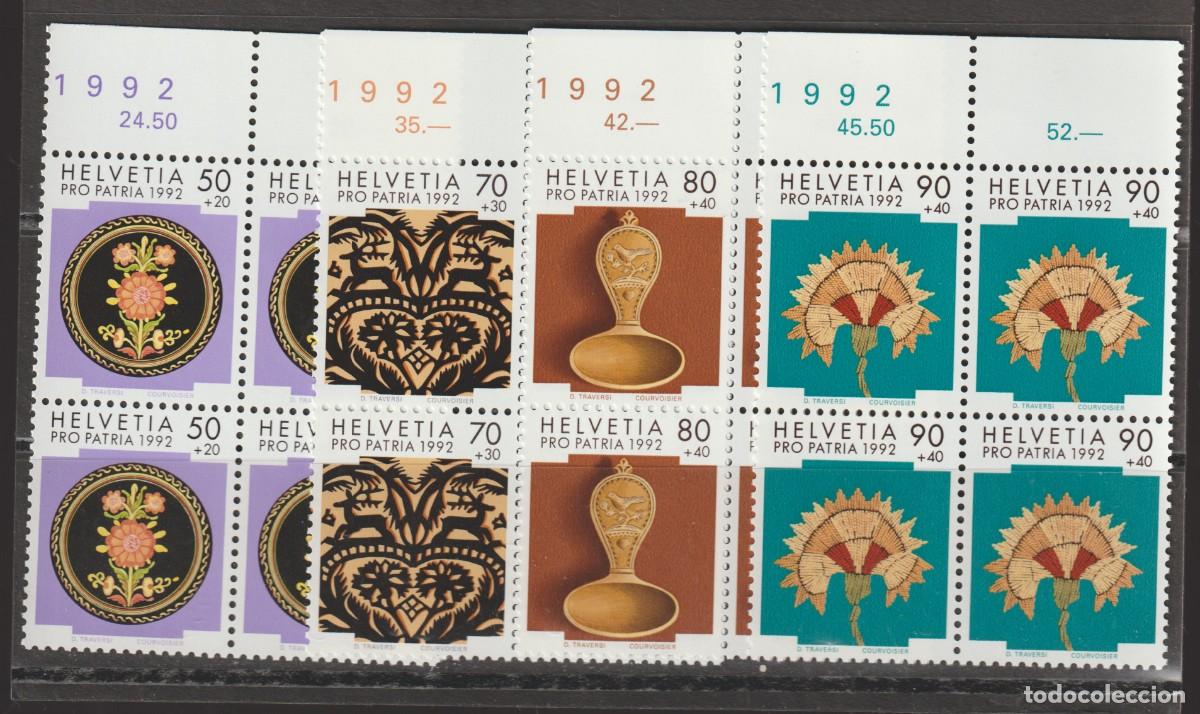 Sellos: Suisse Switzerland 1992 - Yvert 1399/1402 mnh**