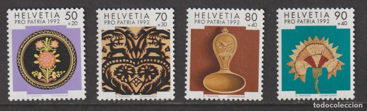 Sellos: Suisse Switzerland 1992 - Yvert 1399/1402 mnh**