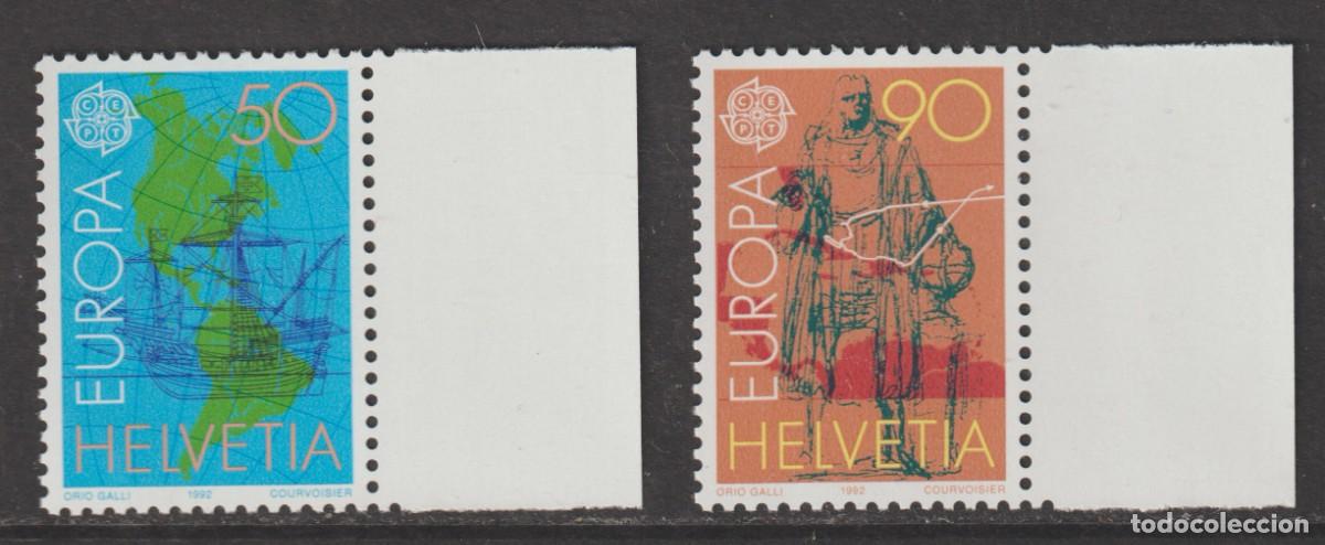 Sellos: Suisse Switzerland 1992 - Europa CEPT Yvert 1393/1394 mnh**