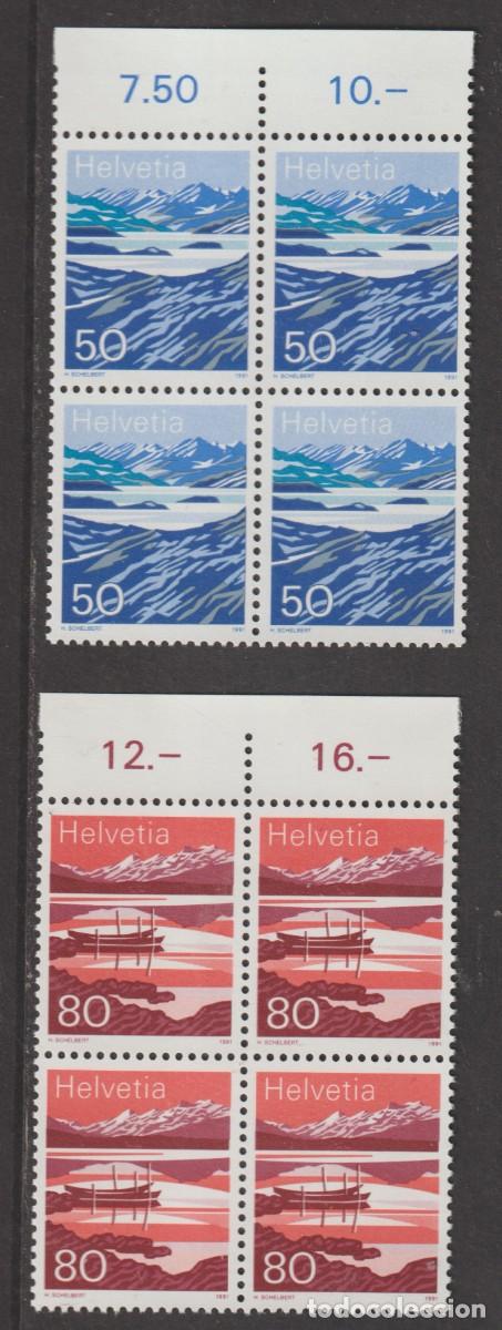 Sellos: Suisse Switzerland 1991 - Yvert 1387/1388 b4 MNH**