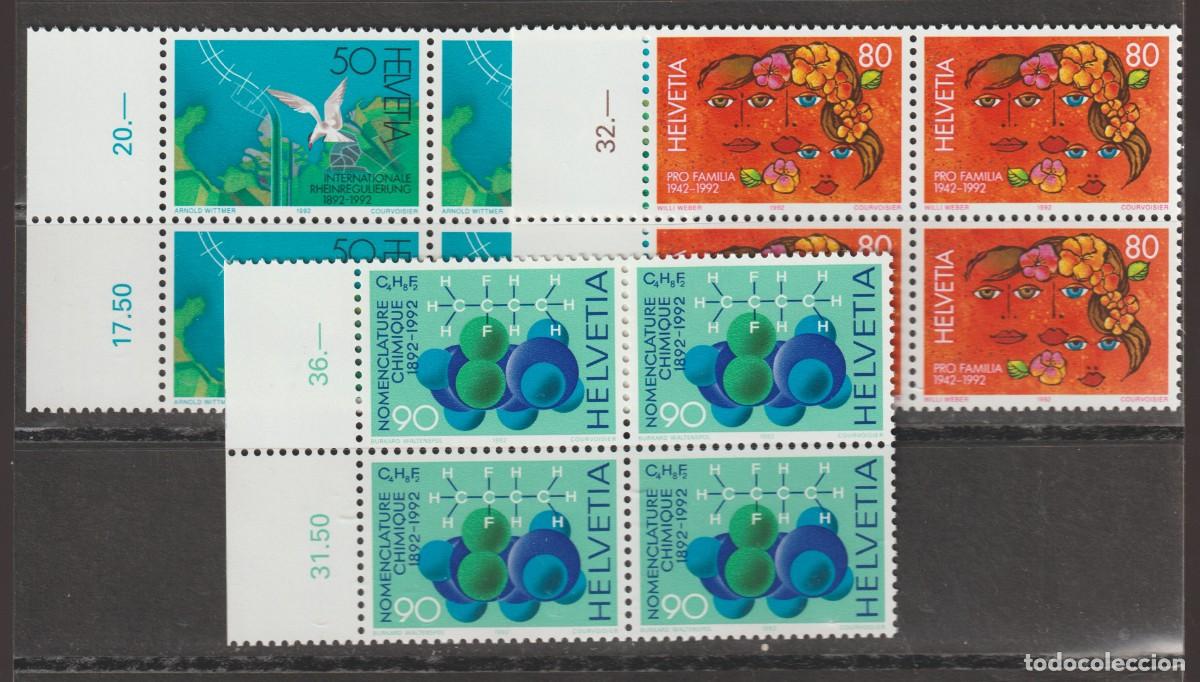 Sellos: Suisse Switzerland 1992 - Yvert 1395/1397 b4 mnh**