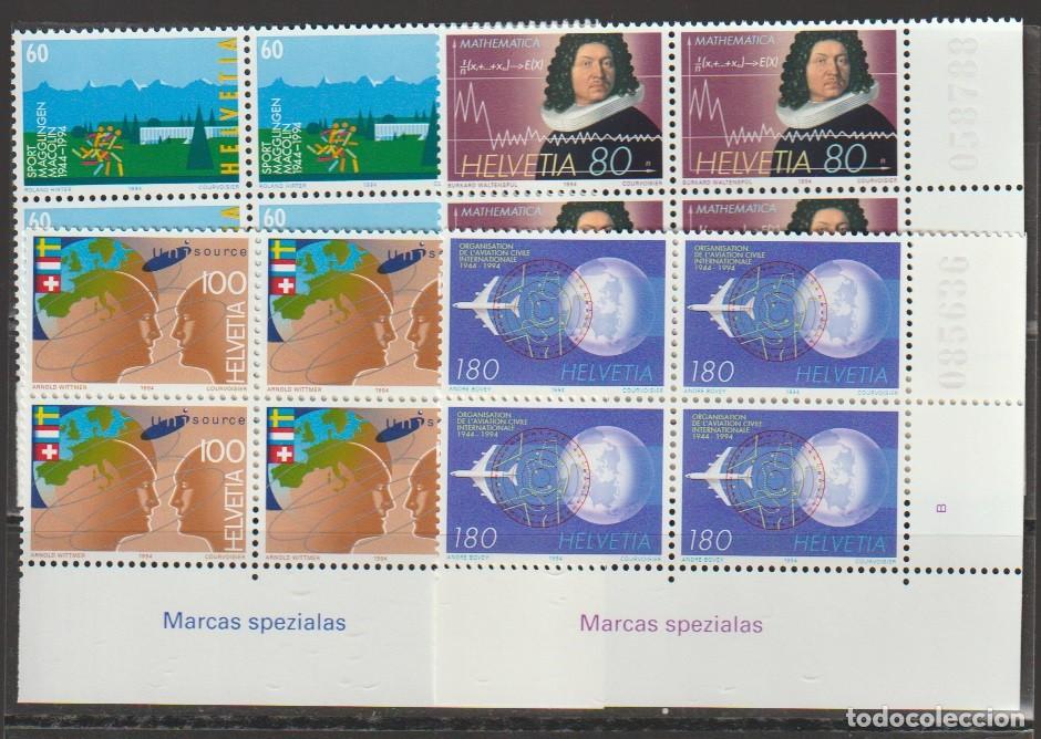 Sellos: Suisse Switzerland 1994 - Yvert 1445/1448 b4 mnh**