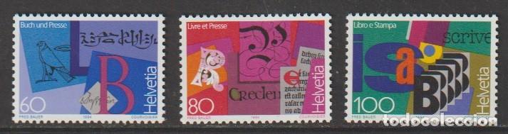 Sellos: Suisse Switzerland 1994 - Yvert 1449/1451 mnh**