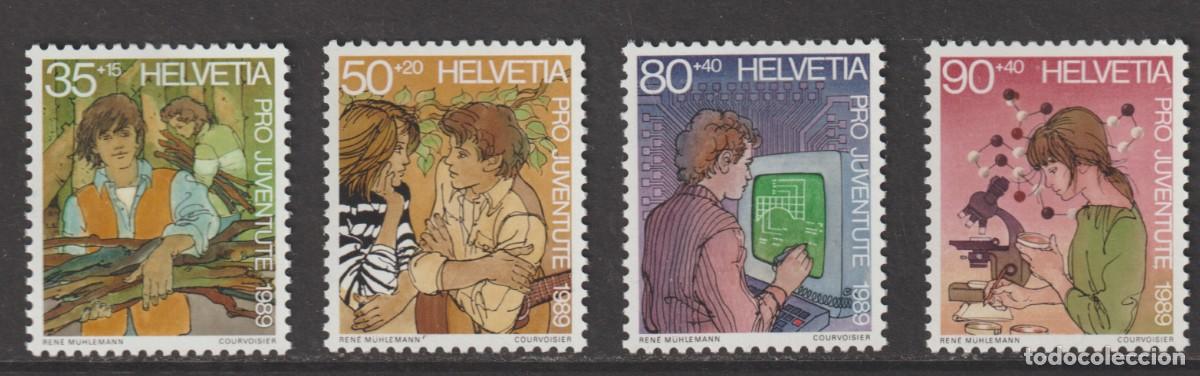 Sellos: Suisse Switzerland 1989 - Yvert Pro Juventute 1333/1336 mnh**
