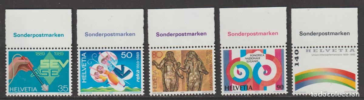 Sellos: Suisse Switzerland 1989 - Yvert 1327/1331 mnh**