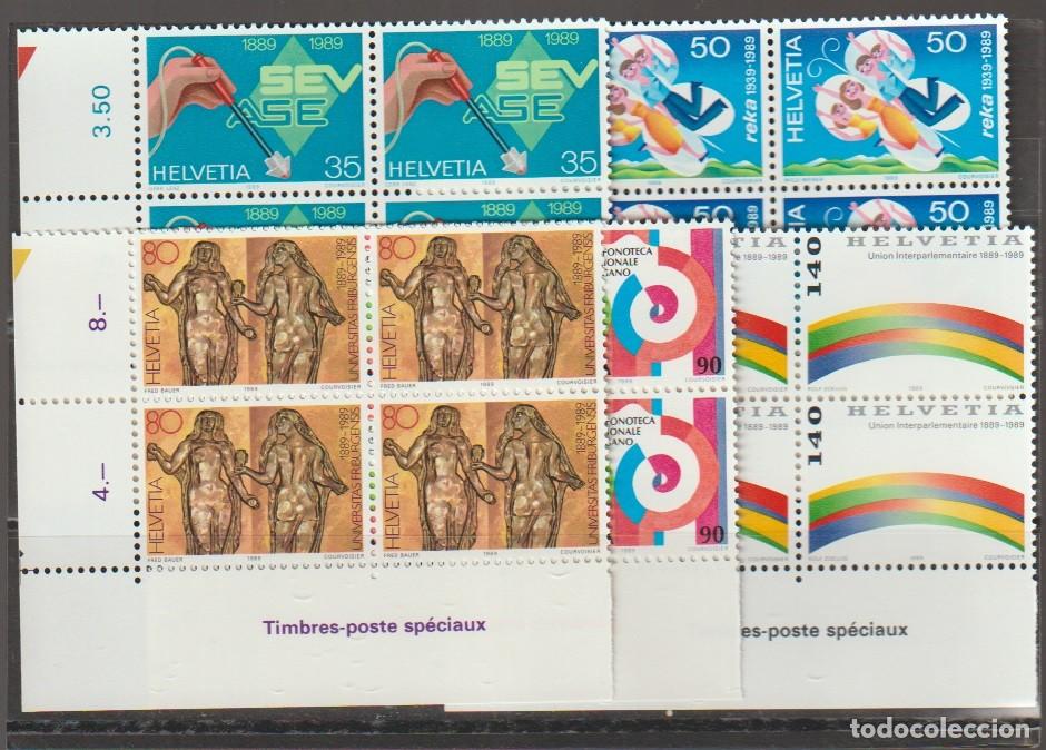 Sellos: Suisse Switzerland 1989 - Yvert 1327/1331 b4 mnh**