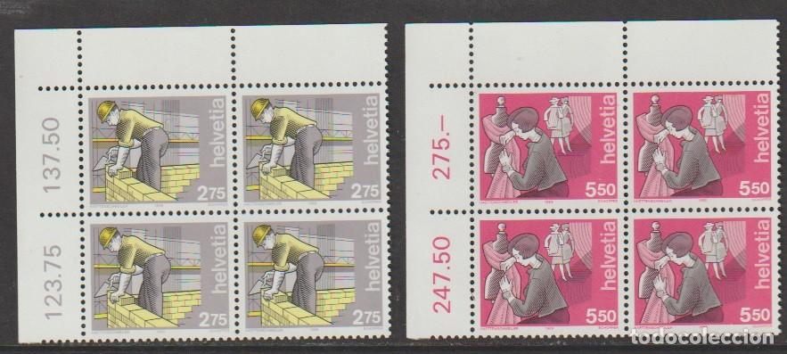 Sellos: Suisse Switzerland 1989 - Yvert 1325/1326 b4 mnh**