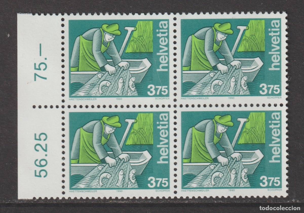 Sellos: Suisse Switzerland 1990 - Yvert 1337 b4 mnh**