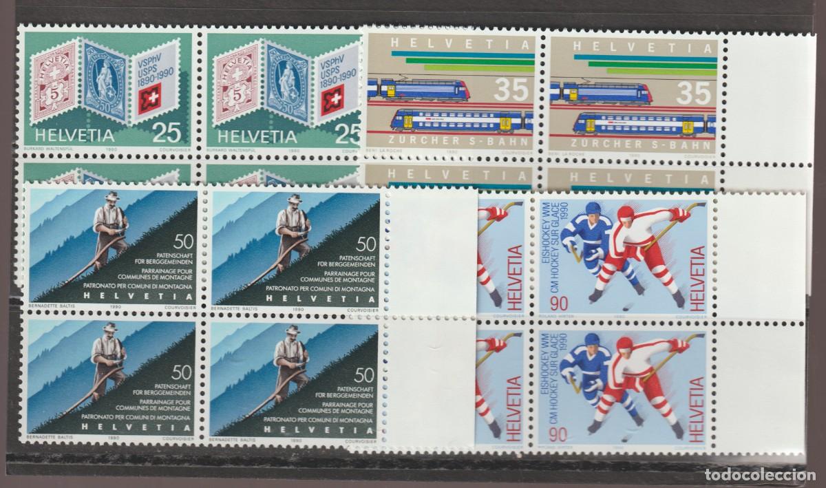 Sellos: Suisse Switzerland 1990 - Yvert 1338/1341 b4 mnh**