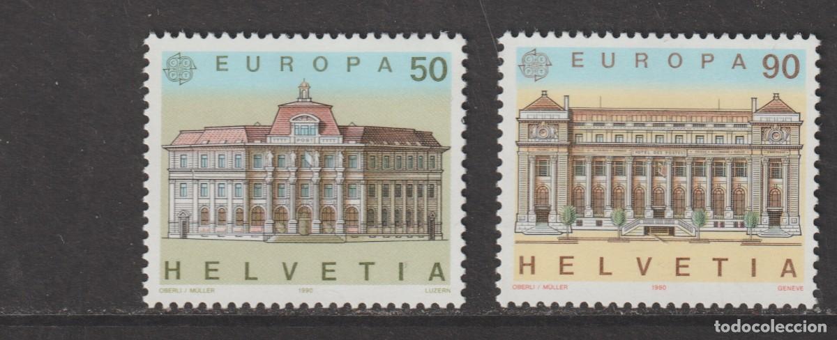 Sellos: Suisse Switzerland 1990 - Europa CEPT 1347/1348 mnh**