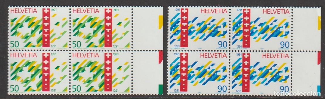 Sellos: Suisse Switzerland 1990 - 1353/1354 b4 mnh**