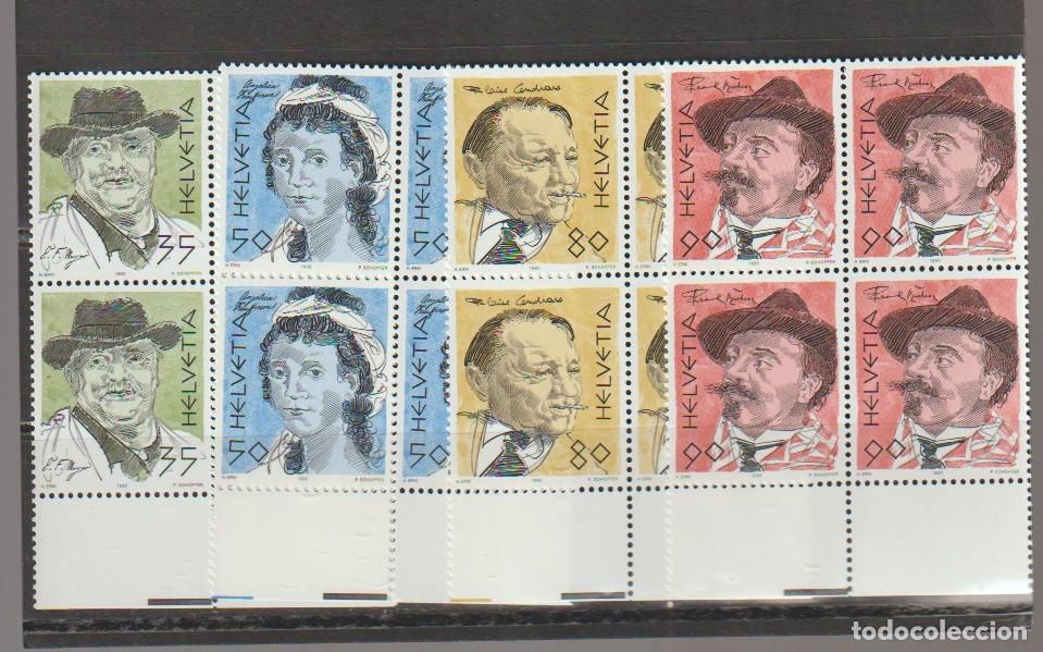 Sellos: Suisse Switzerland 1990 - 1349/1352 b4 mnh**