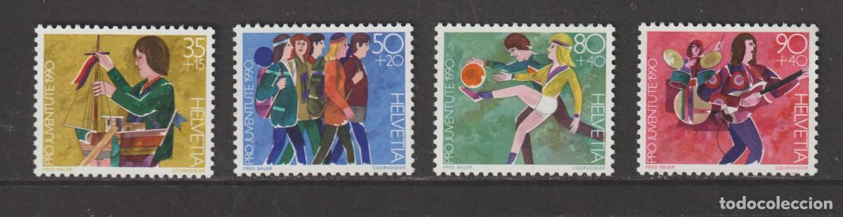 Sellos: Suisse Switzerland 1990 - Yvert 1359/1362 mnh**