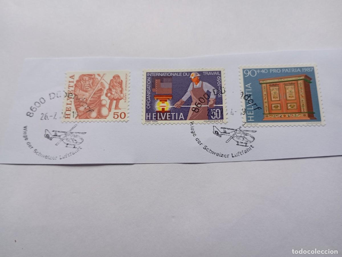 Sellos: Sellos usados Suiza Helvetia
