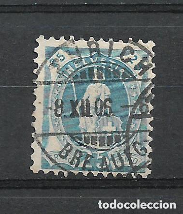 Sellos: suiza 1906 scott 112 usado 2.30&euro; - 5/22