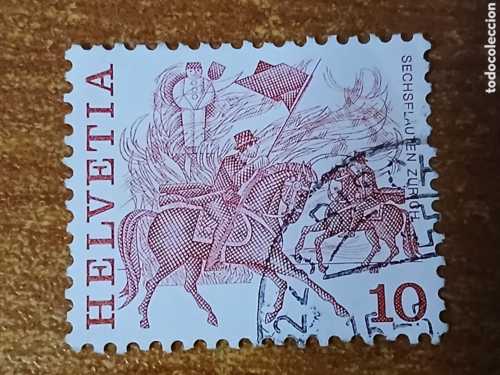Sellos: Sello Suiza 1.970 Helvetia Costumbres Populares
