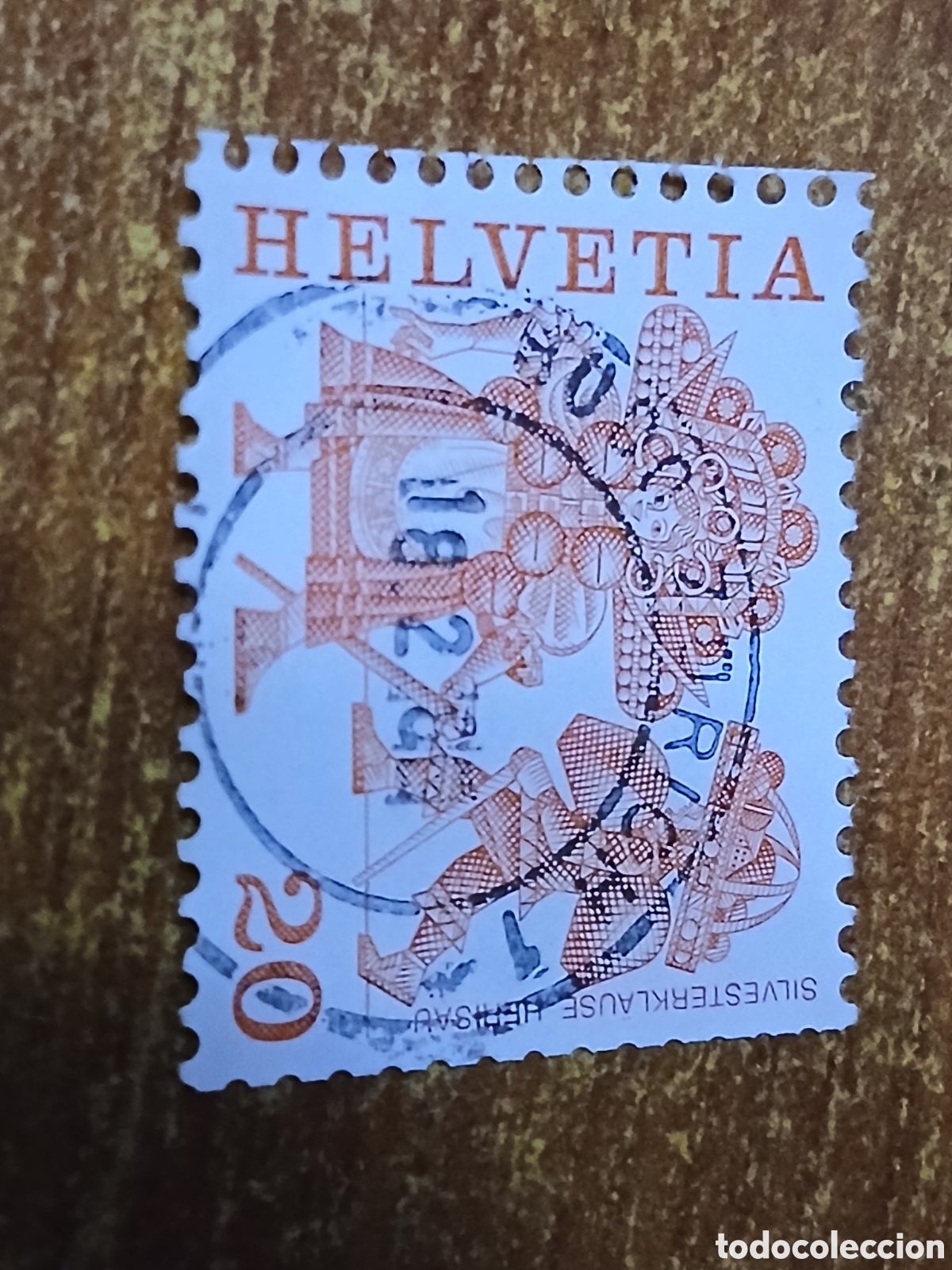 Sellos: Sello Suiza 1.977 Costumbres Populares