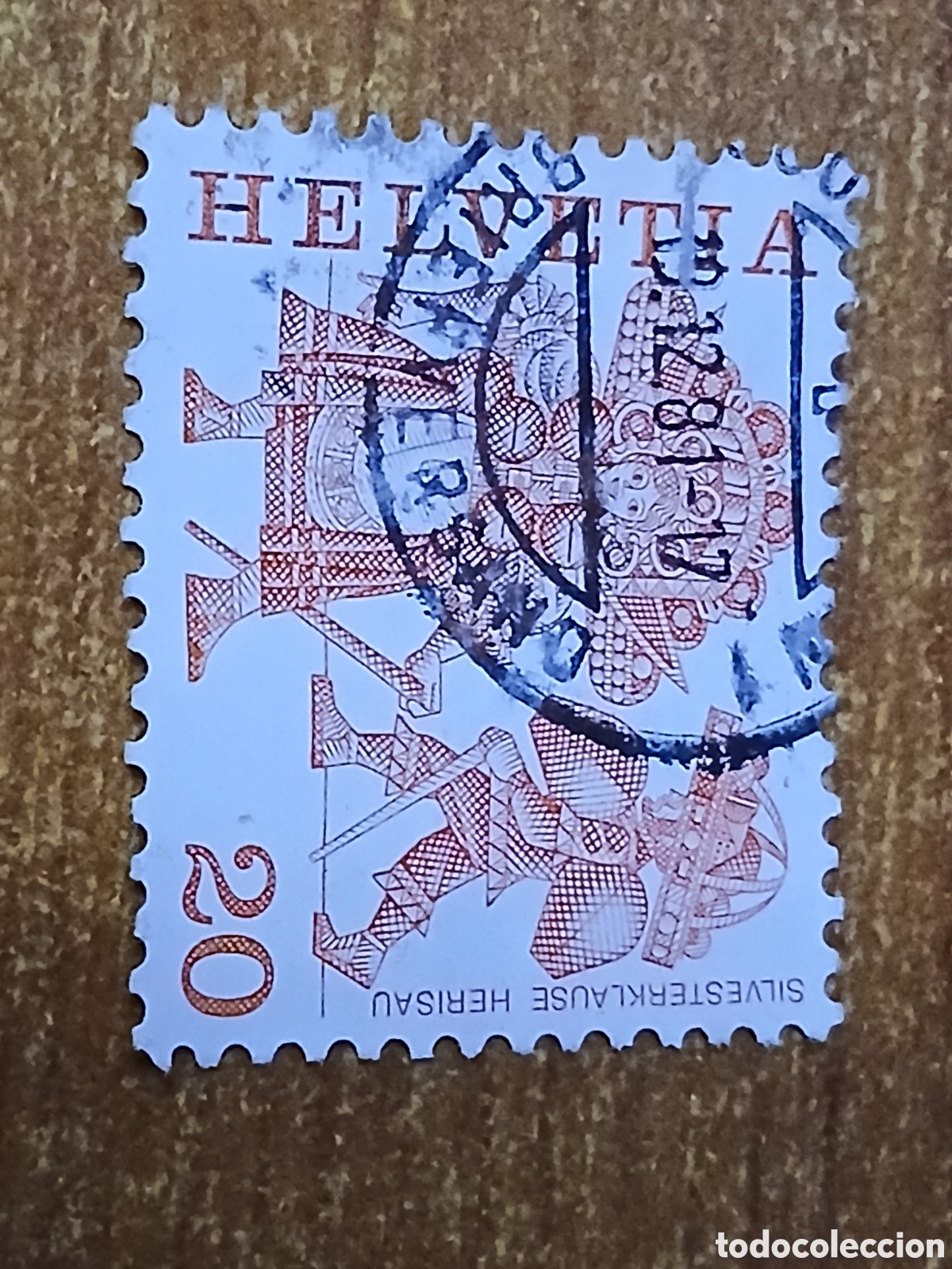 Sellos: Sello Suiza 1.977 Helvetia