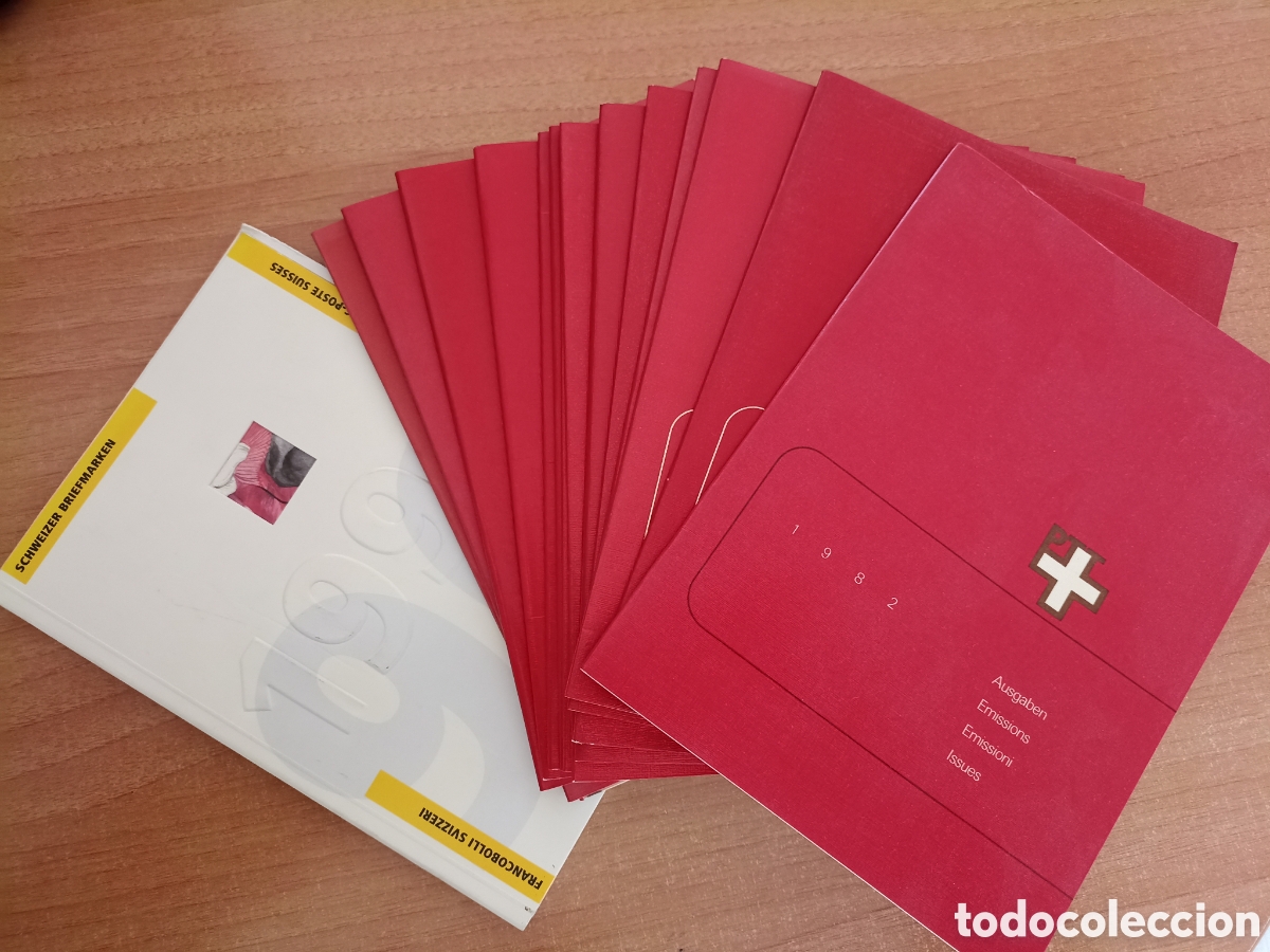 Sellos: Coleccion sellos oficiales de Suiza 1982-1996