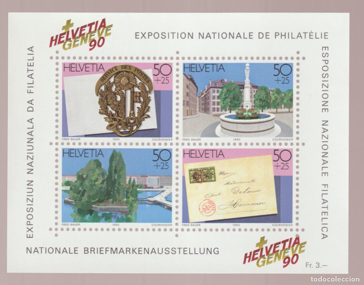 Sellos: Suisse Switzerland 1990 - Yvert bloc 26 mnh**
