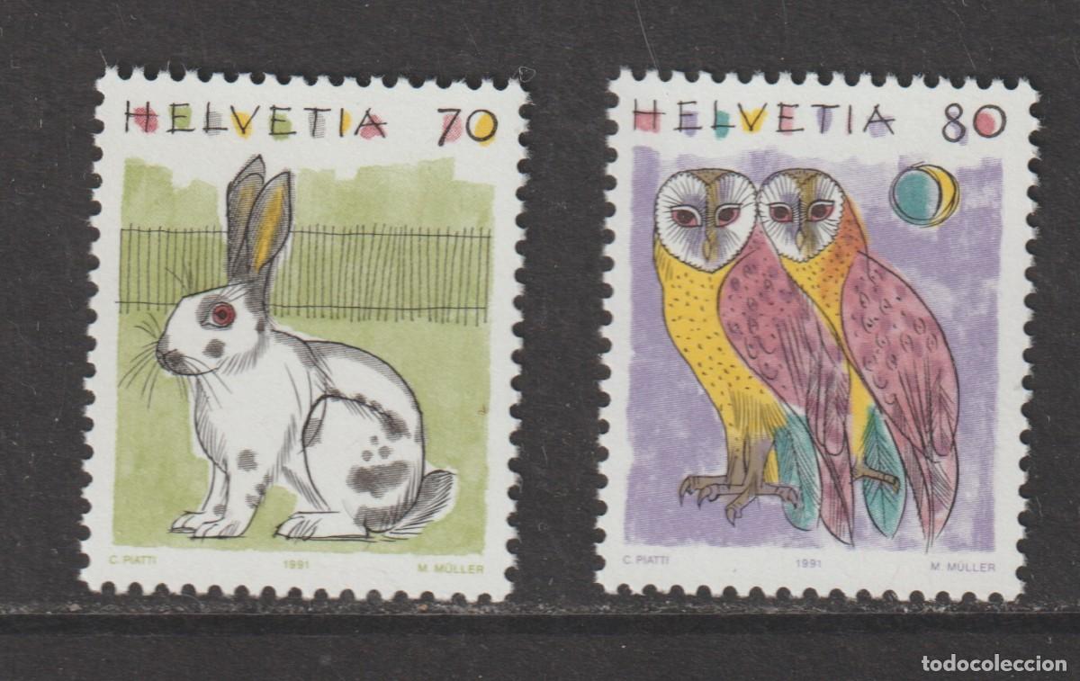 Sellos: Suisse Switzerland 1990 - Yvert 1364/1365 mnh**