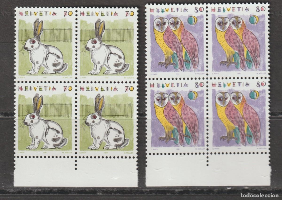 Sellos: Suisse Switzerland 1990 - Yvert 1364/1365 b4 mnh**