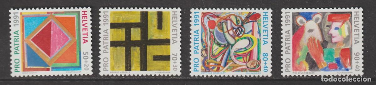 Sellos: Suisse Switzerland 1991 - Yvert 1374/1377 mnh**