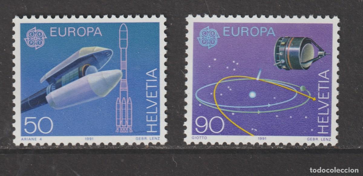 Sellos: Suisse Switzerland 1991 - Europa CEPT Yvert 1372/1373 mnh**