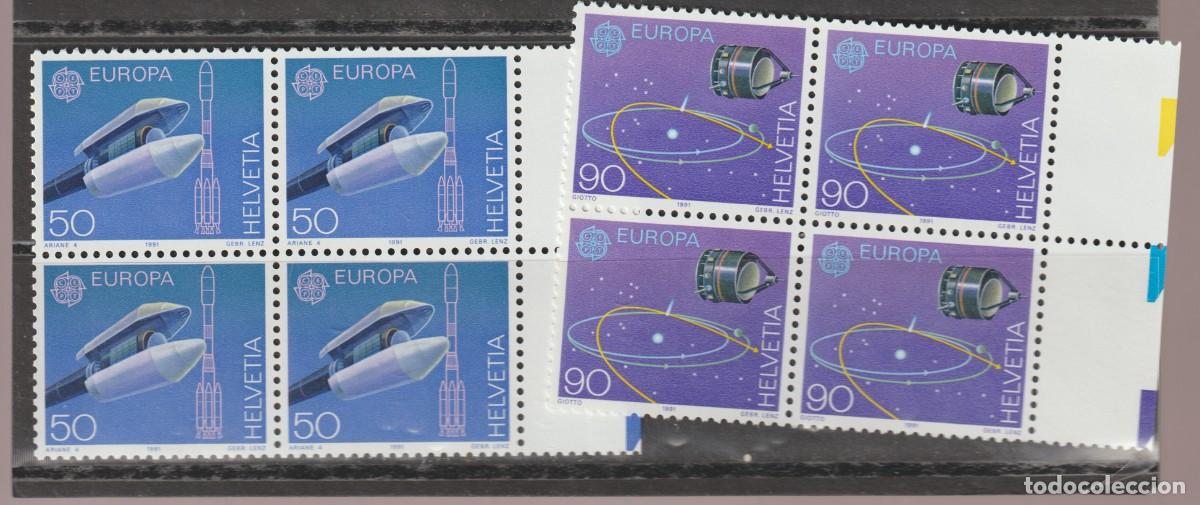 Sellos: Suisse Switzerland 1991 - Europa CEPT Yvert 1372/1373 B4 mnh**