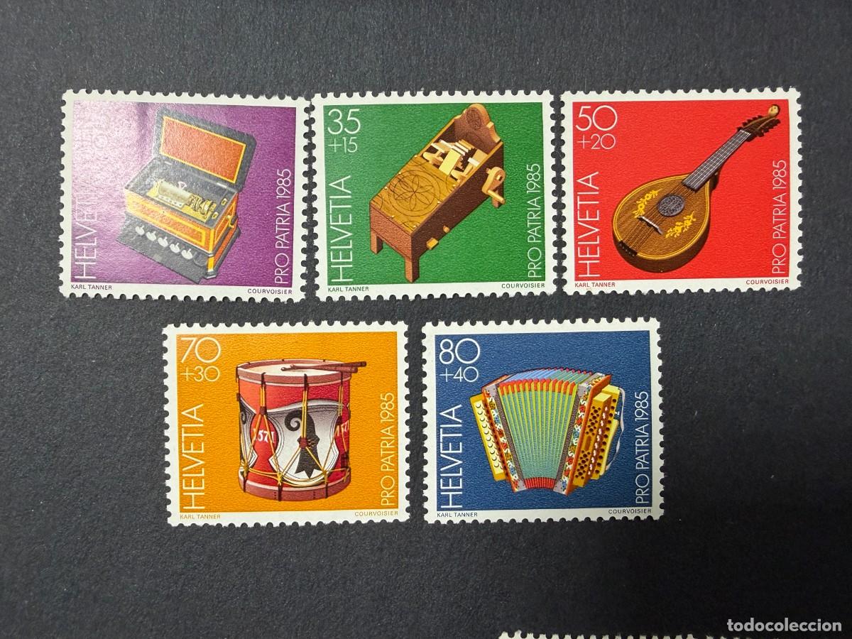 Sellos: SUIZA, 1985. YVERT 1225/28. PRO PATRIA 1985. SERIE COMPLETA. NUEVOS. SIN FIJASELLOS