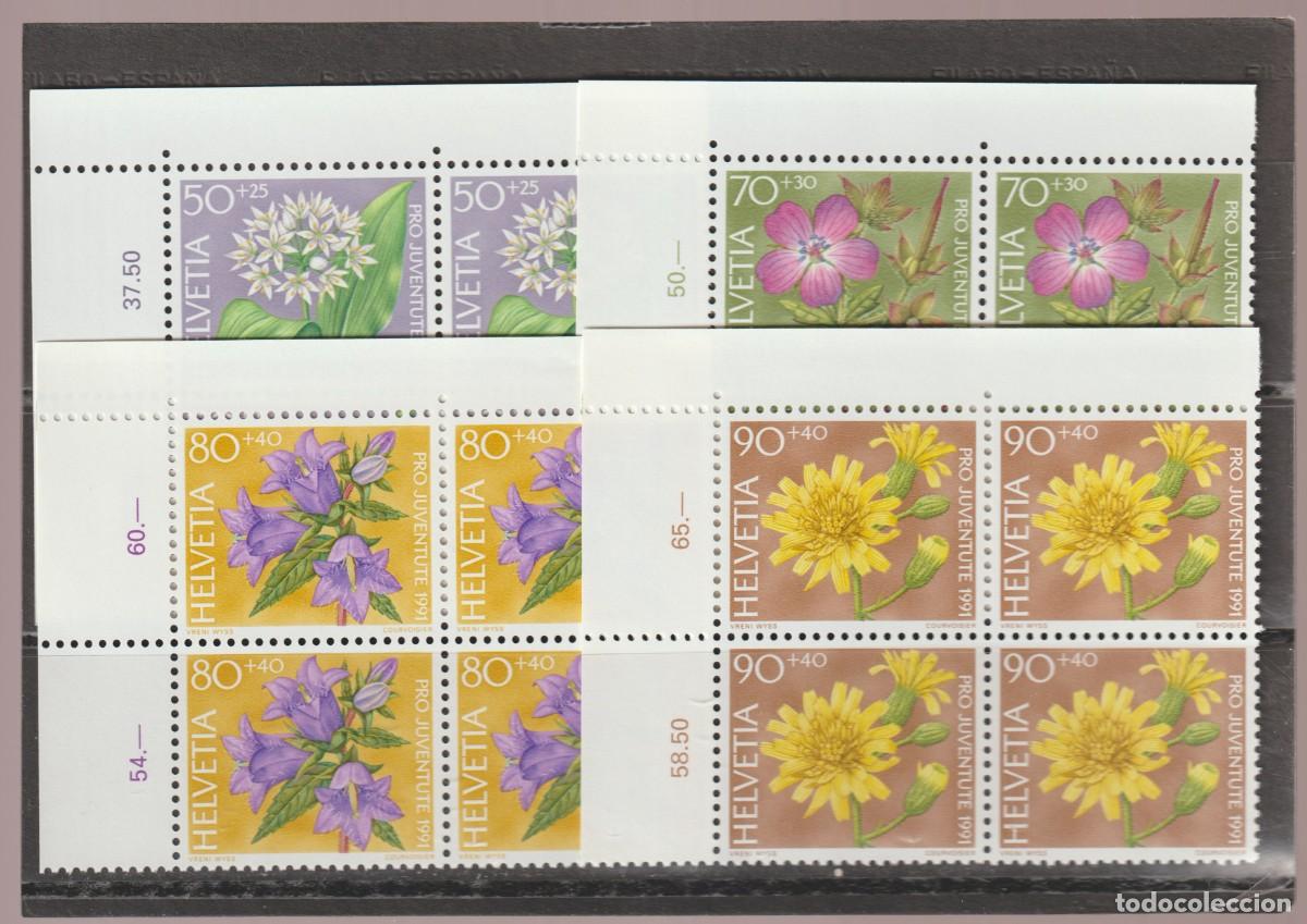 Sellos: Suisse Switzerland 1991 - Pro Juventute Yvert 1383/1386 b4 mnh**