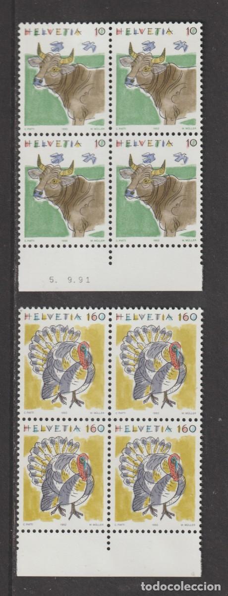 Sellos: Suisse Switzerland 1991 - Yvert 1389/1390 b4 mnh**